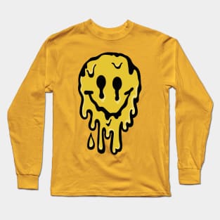 Acid Face Smiley Grime Melt Long Sleeve T-Shirt